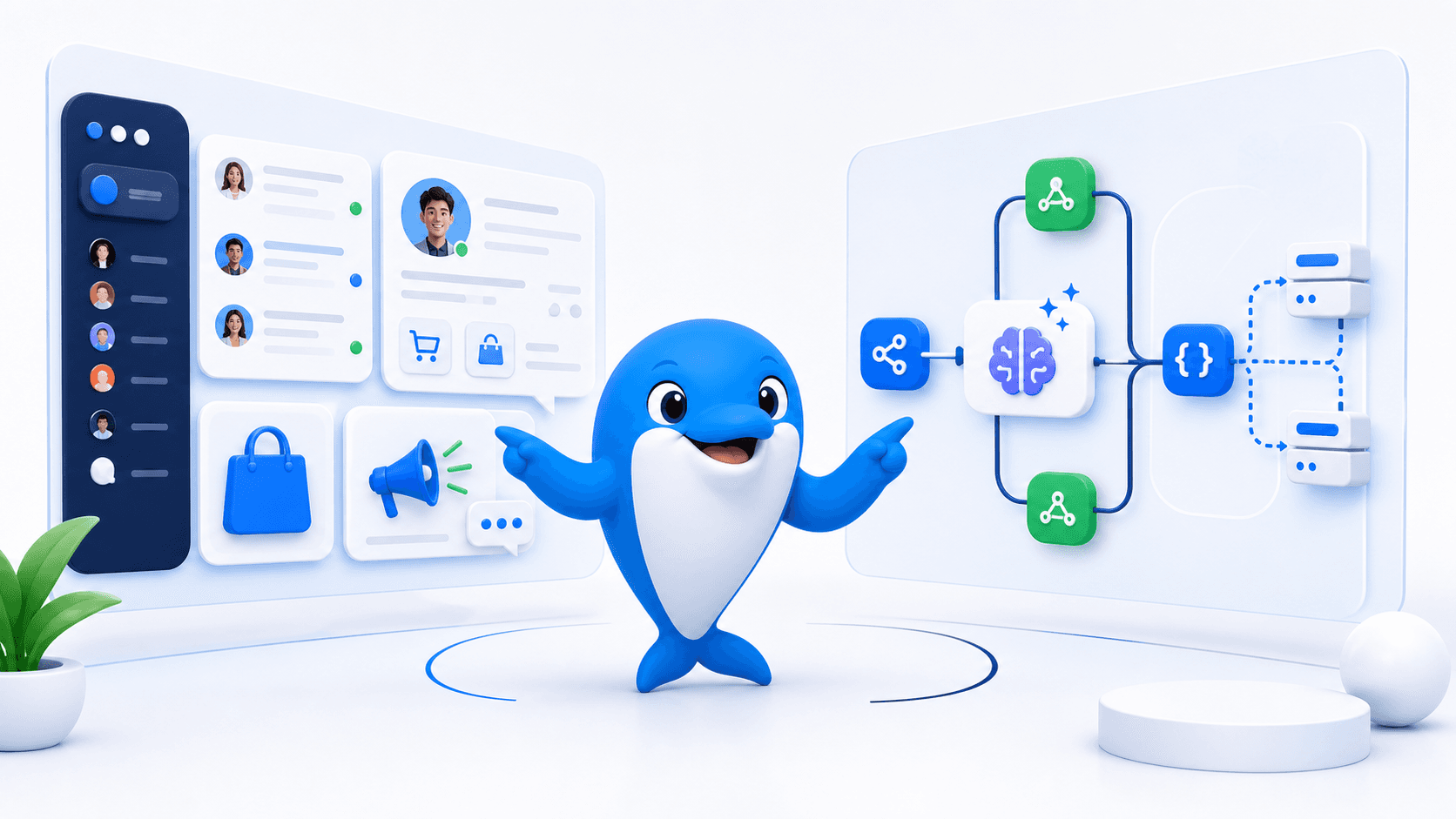 UChat automation platform compared with SleekFlow social commerce suite