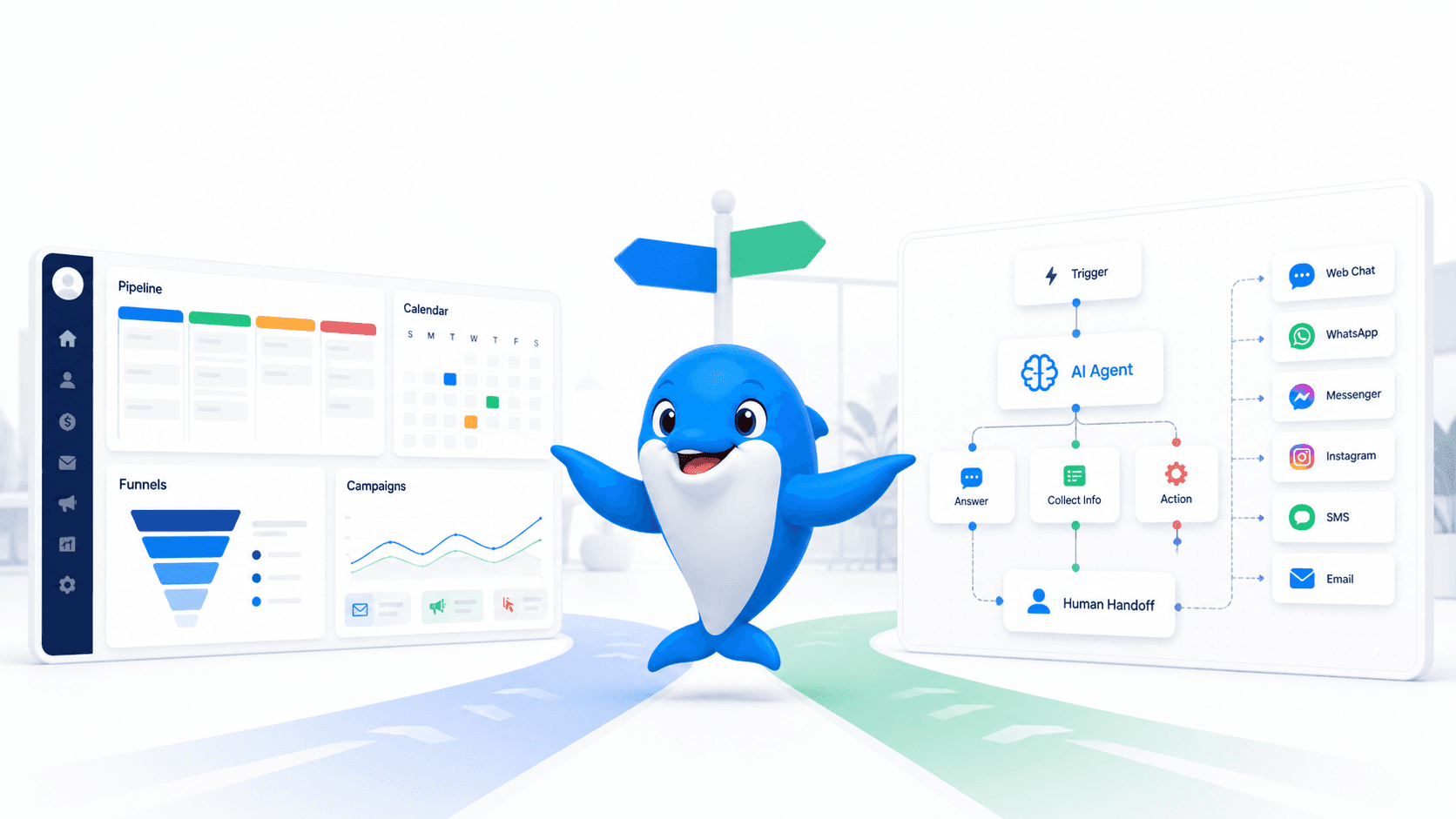 Agency CRM suite compared with specialist white-label chatbot automation