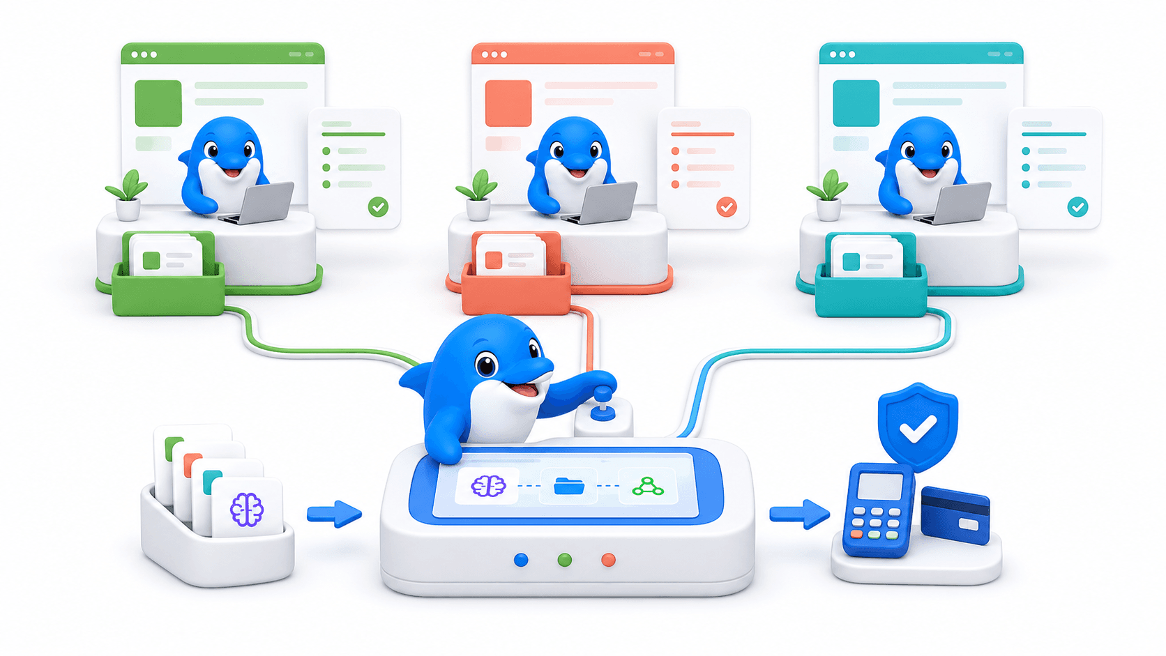Echo deploying branded automation solutions across separate client workspaces